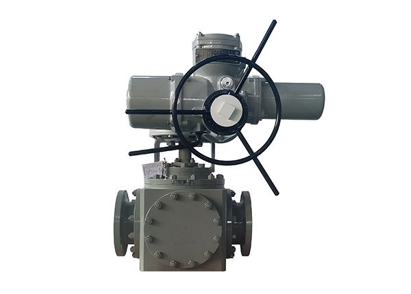 6" 150磅 电动硬密封耐磨三通球阀